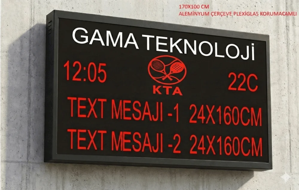 Okul Sesli Uyarı Panosu – GAMA Teknoloji