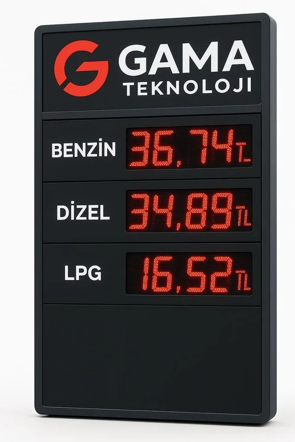 Akaryakıt Fiyat Panosu – GAMA Teknoloji 2